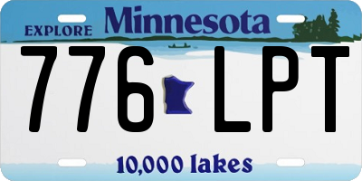 MN license plate 776LPT