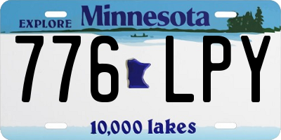 MN license plate 776LPY