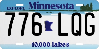 MN license plate 776LQG