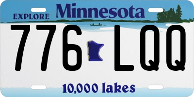MN license plate 776LQQ