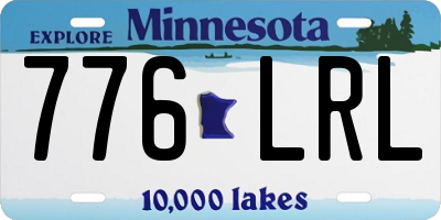 MN license plate 776LRL