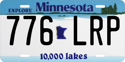 MN license plate 776LRP