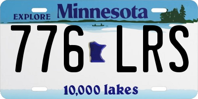 MN license plate 776LRS