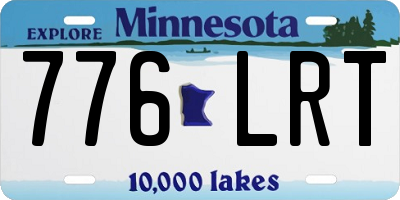 MN license plate 776LRT