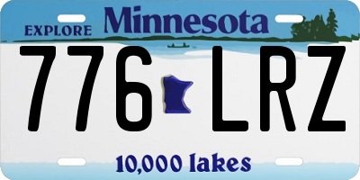 MN license plate 776LRZ