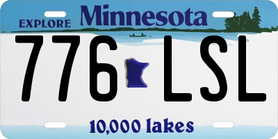 MN license plate 776LSL