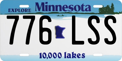 MN license plate 776LSS