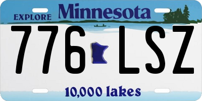 MN license plate 776LSZ