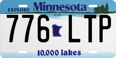 MN license plate 776LTP