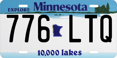 MN license plate 776LTQ