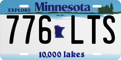 MN license plate 776LTS