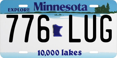 MN license plate 776LUG