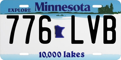 MN license plate 776LVB