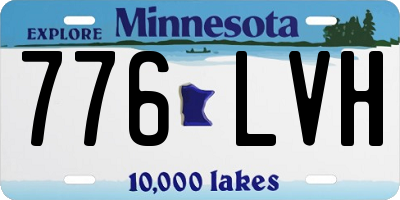 MN license plate 776LVH