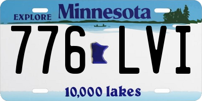 MN license plate 776LVI