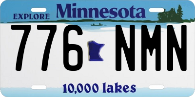 MN license plate 776NMN