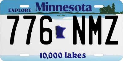 MN license plate 776NMZ