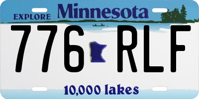 MN license plate 776RLF