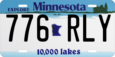 MN license plate 776RLY
