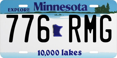 MN license plate 776RMG