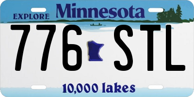 MN license plate 776STL