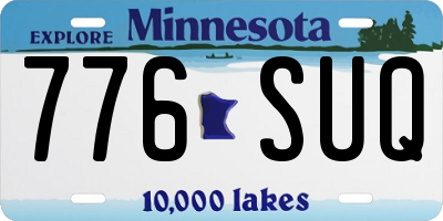 MN license plate 776SUQ