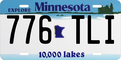 MN license plate 776TLI