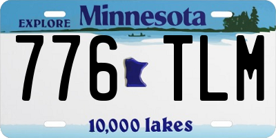 MN license plate 776TLM