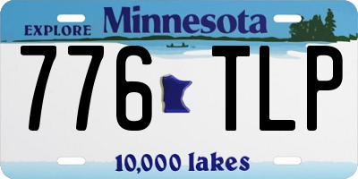 MN license plate 776TLP