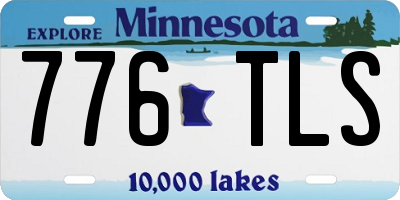 MN license plate 776TLS