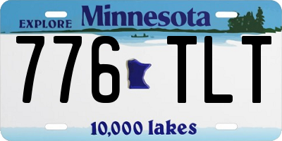 MN license plate 776TLT