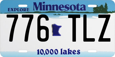 MN license plate 776TLZ