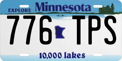 MN license plate 776TPS