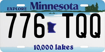 MN license plate 776TQQ