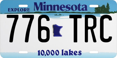 MN license plate 776TRC