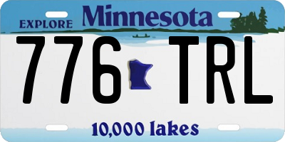 MN license plate 776TRL