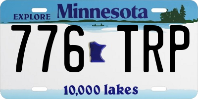 MN license plate 776TRP