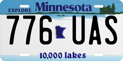 MN license plate 776UAS