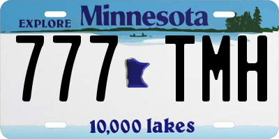 MN license plate 777TMH