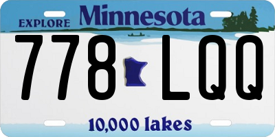 MN license plate 778LQQ
