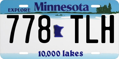 MN license plate 778TLH