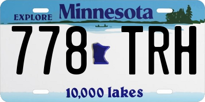 MN license plate 778TRH
