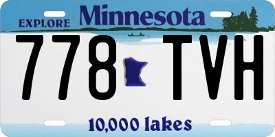 MN license plate 778TVH