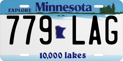 MN license plate 779LAG