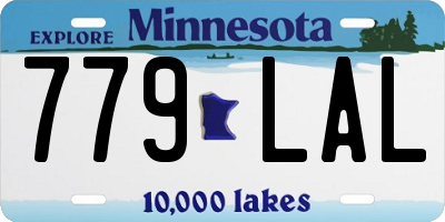 MN license plate 779LAL