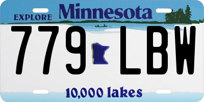 MN license plate 779LBW