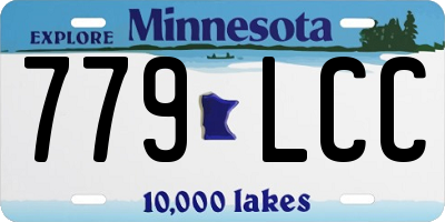 MN license plate 779LCC