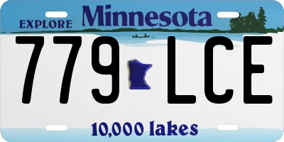 MN license plate 779LCE