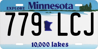 MN license plate 779LCJ