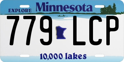 MN license plate 779LCP